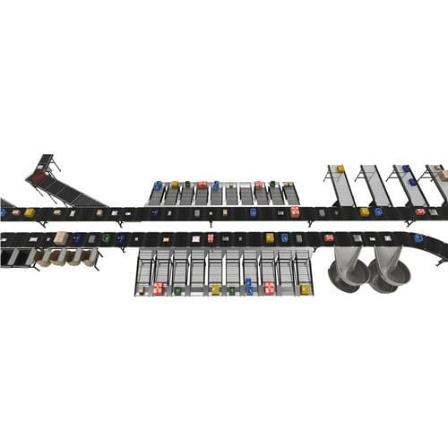 Trieur à tapis transversal - MX-H - Interroll - pour l'industrie agroalimentaire / pour colis / pour carton