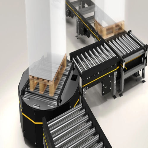 Convoyeur pour palettes - PM 97 series - Interroll - à rouleaux / horizontal / de manutention