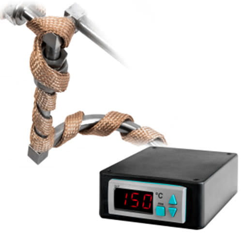 Ruban chauffant à gaine en fibre de verre - BWH - BRISKHEAT CORPORATION