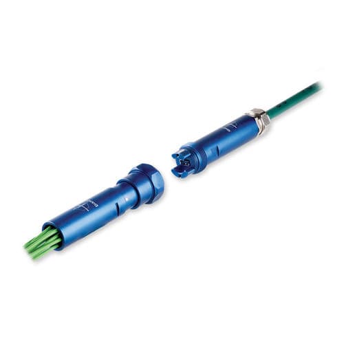Connecteur optique - DiaFlex MT  - DIAMOND SA - de fibre optique / cylindrique / en métal