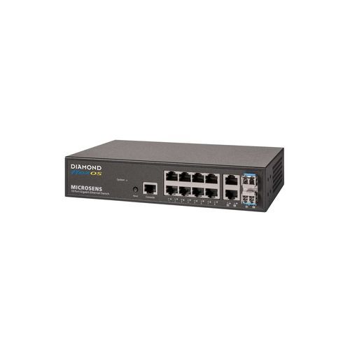 Commutateur Ethernet administrable - 1083542 - DIAMOND SA - 10 ports / 2 ports / Gigabit Ethernet