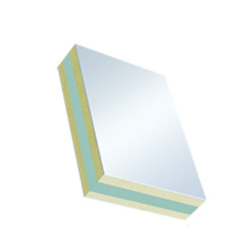 Panneau sandwich âme en polystyrène expansé - PVCR-XPS/TK - Weiss Chemie - face en PVC / pour porte / thermique