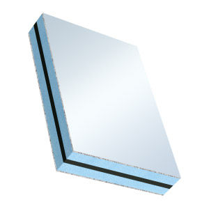 Panneau sandwich âme en polystyrène expansé - (dB 38) - ALU - Weiss Chemie - face en aluminium / pour façade / pour porte
