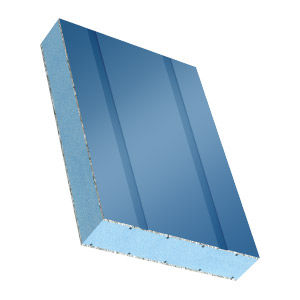 Panneau sandwich âme en polystyrène expansé - Weiss Chemie - face en aluminium / pour conduit / pour façade