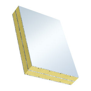 Panneau sandwich âme en polystyrène expansé - (P6B) - ALU - Weiss Chemie - face en aluminium / pour façade / pour porte