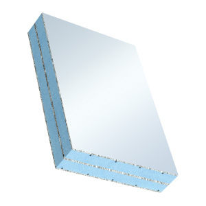 Panneau sandwich âme en polystyrène expansé - (P8B) - ALU - Weiss Chemie - face en aluminium / pour conduit / pour façade