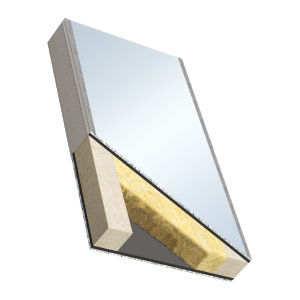 Panneau sandwich âme en mousse de PVC - (dB 46/50) - ALU - Weiss Chemie - face en aluminium / pour conduit / pour façade