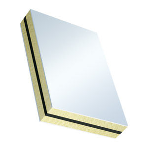 Panneau sandwich âme en polyuréthane - (dB 37) - PVC - Weiss Chemie - face en PVC / pour façade / pour porte