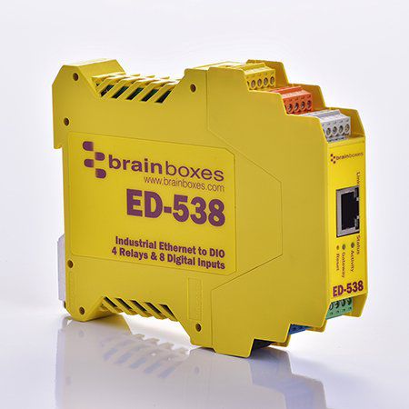 Module d'E/S numérique - ED-538 - Brainboxes - Ethernet / RS485 / Modbus