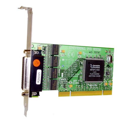 Carte d'interface PCI - UC-756 - Brainboxes - série / RS-232 / industrielle