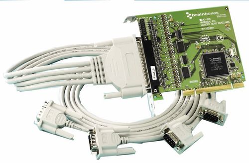 Carte d'interface PCI - UC-346 - Brainboxes - série / RS-485 / industrielle