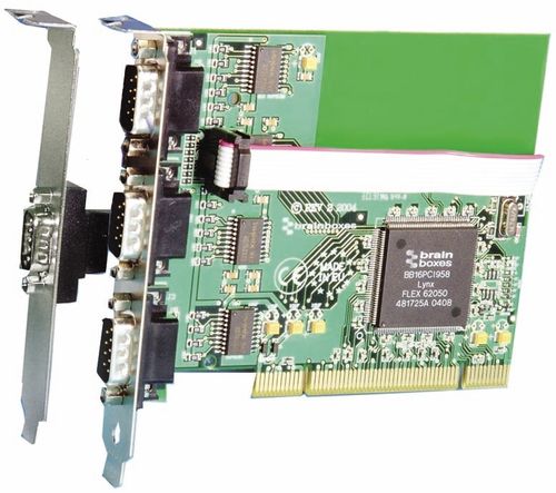Carte d'interface PCI - UC-420 - Brainboxes - série / RS-232 / industrielle
