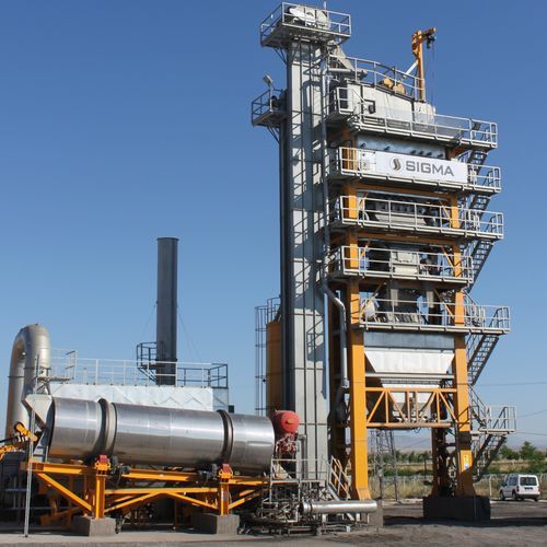 Centrale d'enrobage transportable - COMPACT 1500 - SIGMA ASPHALT TECHNOLOGY - stationnaire