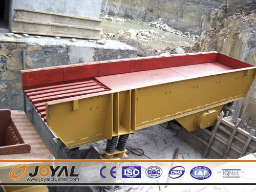 Machine à tamiser pour mine - GZD-1300×4900 - Shanghai Joyal Machinery Co., Ltd. - vibrante d'alimentation / pour produits en vrac