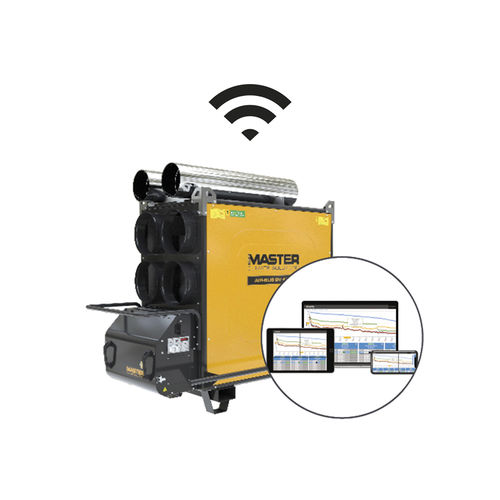 Système de surveillance à distance - InfoAir - Dantherm Group - d'état pour machine / d'alarme