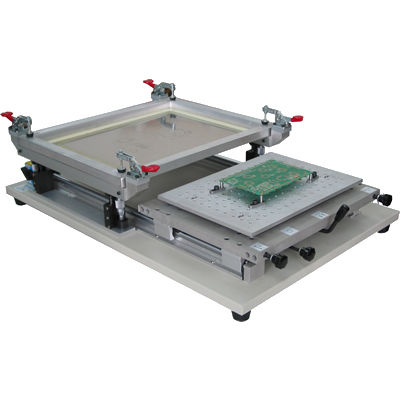 Machine de sérigraphie manuelle - QSY3401 - Madell Technology - de pâte à braser / CMS / à plat