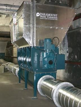 Écluse rotative pour transport pneumatique - Rotofeeder - Paramount Waste Extraction Limited - pour collecteur de poussière / pour matériau en vrac / pour déchets