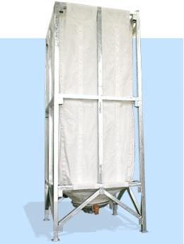 Silo en Trevira CS® - HH, MM, SS, UU, VV Series - Eurofim - souple / avec extracteur / avec fond vibrant