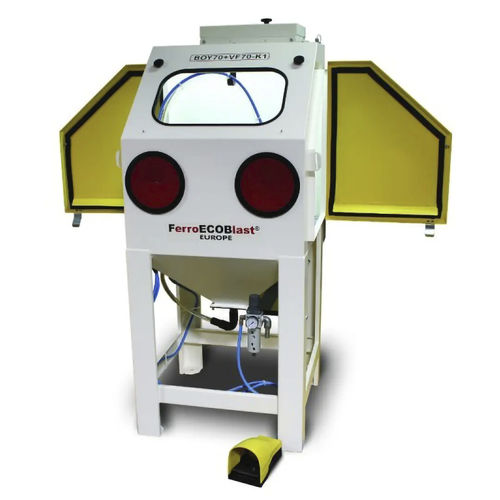 Cabine de sablage à injecteur - BOY  - FerroECOBlast - manuelle / compacte / avec table tournante