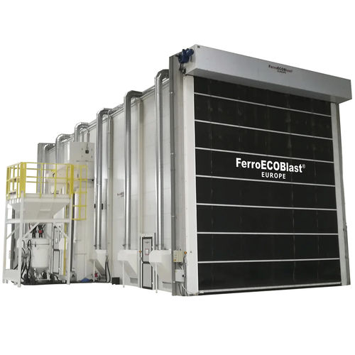 Cabine de sablage à pression - FerroECOBlast - manuelle / à convoyeur / en acier inoxydable