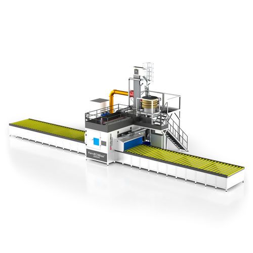 Grenailleuse de précontrainte automatique - ASP PEENLINE 4/1000 ECO - FerroECOBlast - à table tournante / pour métal