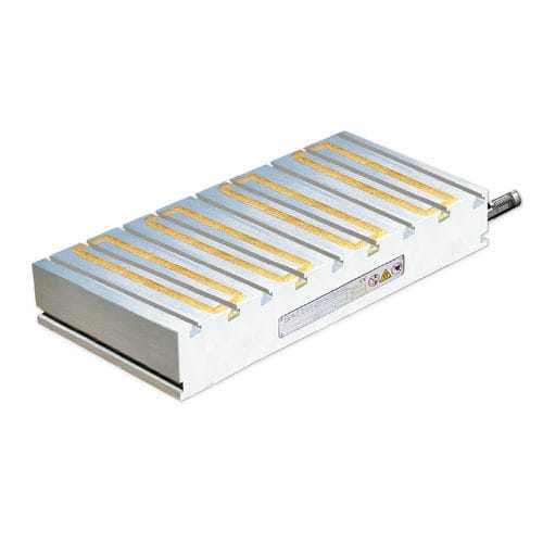 Plateau magnétique électropermanent - 243.76 - SAV GmbH - rectangulaire / pour fraisage