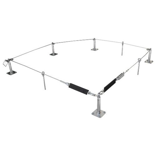 Ligne de vie horizontale - ABS-Lock SYS IV - SafetyConcept s.a. - antichute / pour le travail en hauteur / suspendue