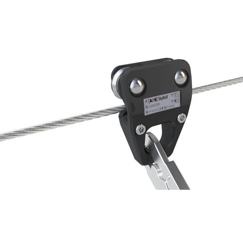 Chariot porte-câble en acier inoxydable - ABS SkyRoll - SafetyConcept s.a. - en aluminium / à rouleaux