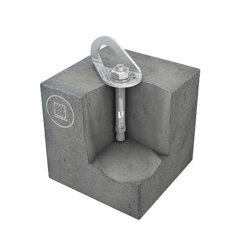 Ancrage antichute en acier inoxydable - ABS-Lock V-B - SafetyConcept s.a. - à béton