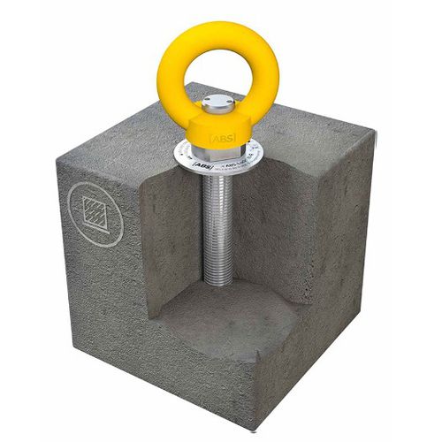 Ancrage antichute en acier inoxydable - ABS-Lock III-R - SafetyConcept s.a. - à béton