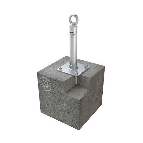 Ancrage antichute en acier inoxydable - ABS-Lock X-SR-B-A - SafetyConcept s.a. - pour toiture / à béton