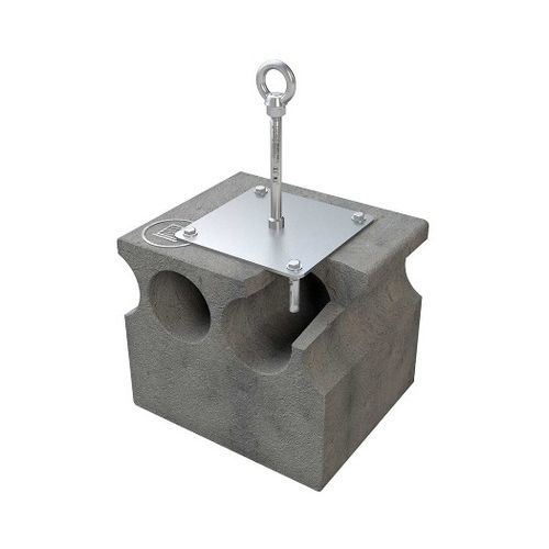 Ancrage antichute en acier inoxydable - ABS-Lock X-SR-HD - SafetyConcept s.a. - pour toiture / à béton