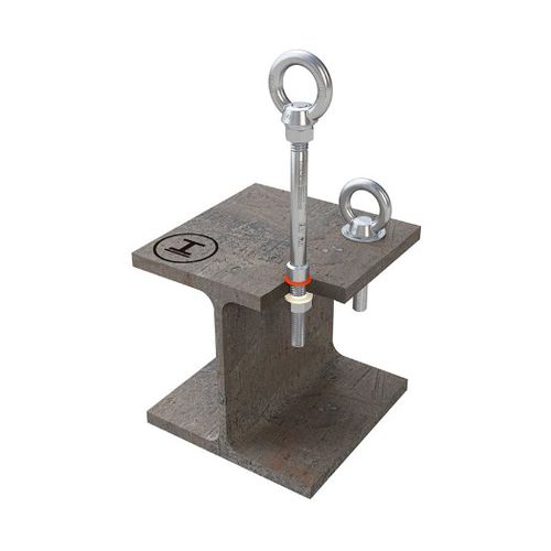 Ancrage antichute en acier inoxydable - ABS-Lock III-ST - SafetyConcept s.a. - pour acier / pour toiture