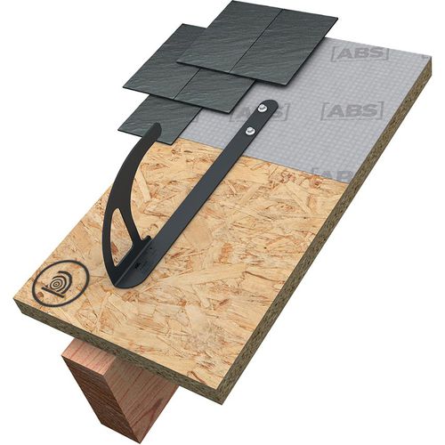 Crochet à visser - ABS-Lock DH04-F - SafetyConcept s.a. - pour toiture / avec sécurité / en acier inoxydable