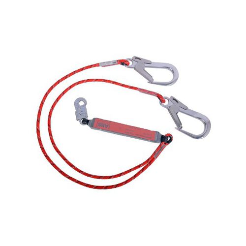 Longe anti-chute à corde - SafetyConcept s.a. - à absorption d'énergie / double