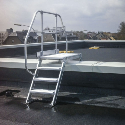 Passerelle piétonne en aluminium - SafetyConcept s.a. - en acier galvanisé / en acier inoxydable