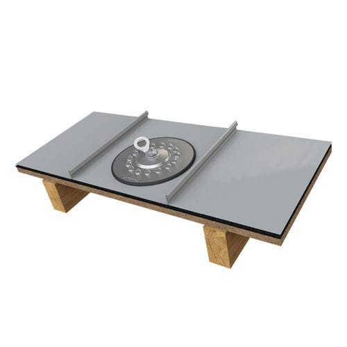 Ancrage antichute en acier inoxydable - ABS-Lock Falz-H - SafetyConcept s.a. - en aluminium / pour bois
