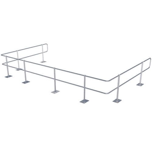 Garde-corps riveté - ABS Guard OnTop Sandwich - SafetyConcept s.a. - en aluminium / pour toiture métallique