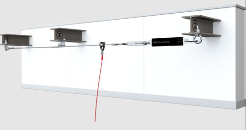 Ligne de vie horizontale - ABS - SafetyConcept s.a. - antichute / pour le travail en hauteur