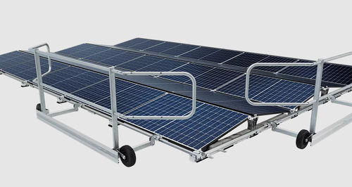 Garde-corps rabattable - ABS-Solar Guard Mobile - SafetyConcept s.a. - en aluminium