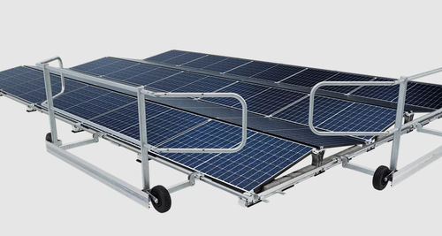 Garde-corps rabattable - ABS - SafetyConcept s.a. - en aluminium / pour chantier