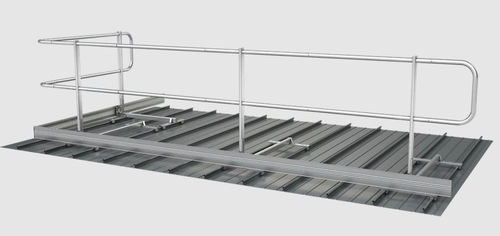 Garde-corps autoportant - Falz - SafetyConcept s.a. - en cuivre / en aluminium / en zinc