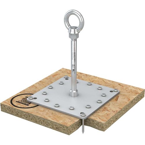 Ancrage antichute en acier inoxydable - ABS-Lock X-H-16 - SafetyConcept s.a. - pour bois