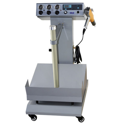 Machine de poudrage avec pistolet électrostatique - COLO-610B - Hangzhou color powder coating equipment ltd - à réglage numérique / manuelle