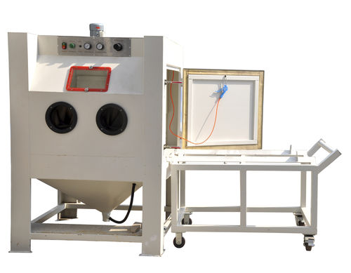 Sableuse manuelle - CL-1212FTA  - Hangzhou color powder coating equipment ltd - à dépression / à table tournante