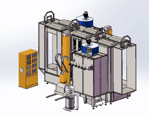 Cabine de poudrage automatique - COLO-S-Basic Type (COLO-S-0825) - Hangzhou color powder coating equipment ltd