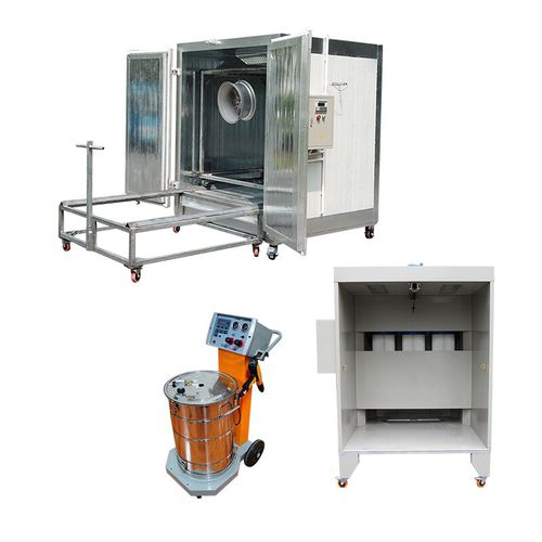 Cabine de poudrage à circuit fermé - KF-668 - Hangzhou color powder coating equipment ltd - pour pièces détachées