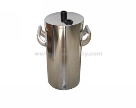 Trémie fluidisée - ø = 20 cm - Hangzhou color powder coating equipment ltd - pour pistolet de poudrage