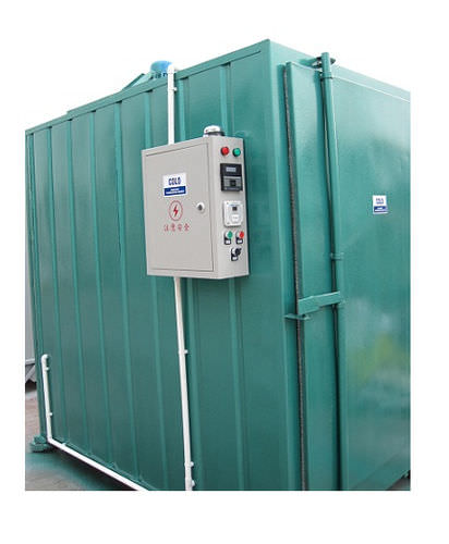 Four à chariot - Hangzhou color powder coating equipment ltd - de cuisson / électrique / de poudrage