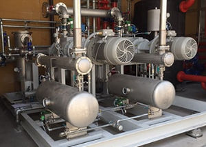 Groupe de vide lubrifié - Tecnofilm SpA  - GIEFFE SYSTEMS Srl - sec / à vis / industriel
